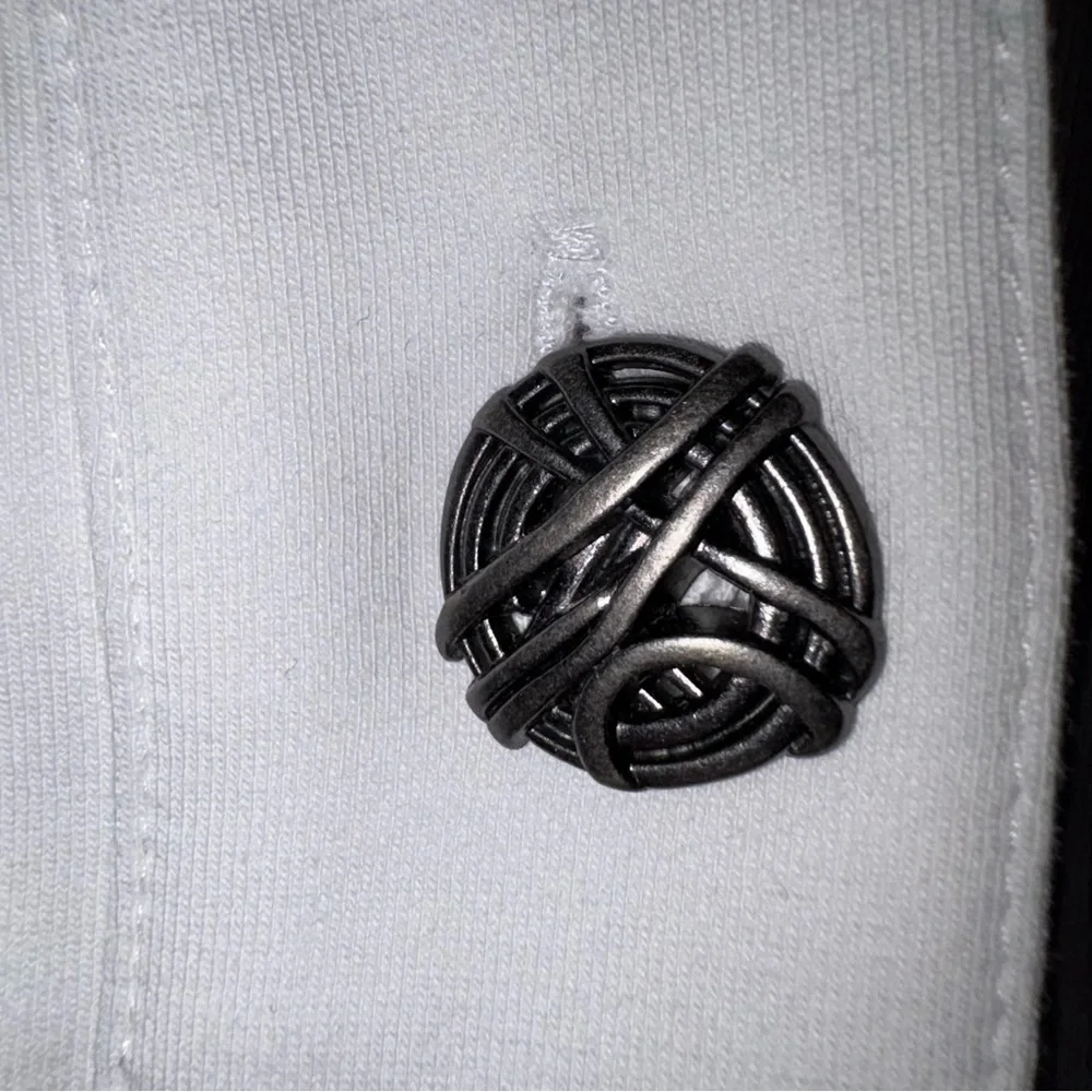 Neon Buddha White Jacket with Stretch, Relaxed Fit, Long Sleeves, NWT - Picture 2 of 7